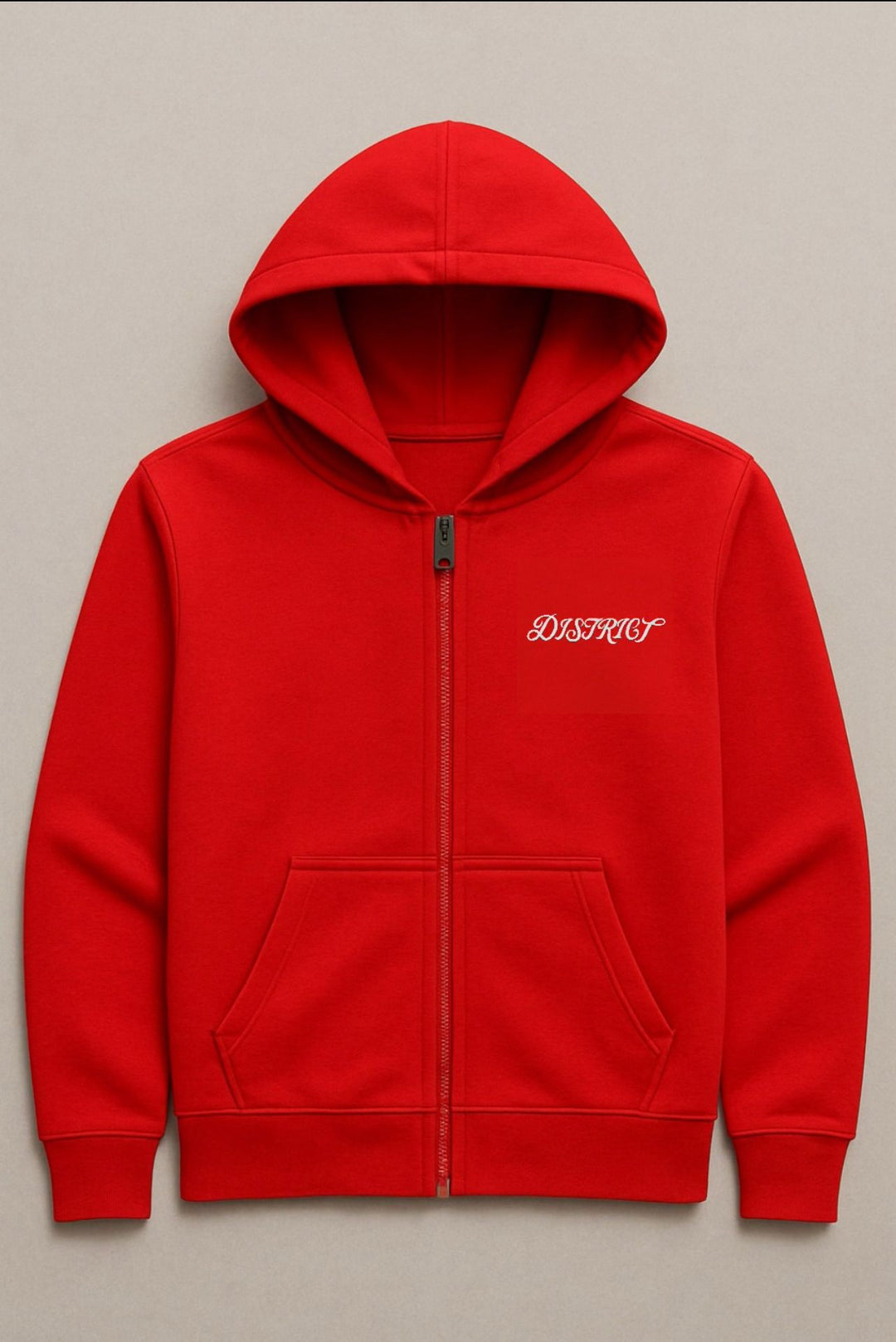 KIRMIZI ZİP HOODİE