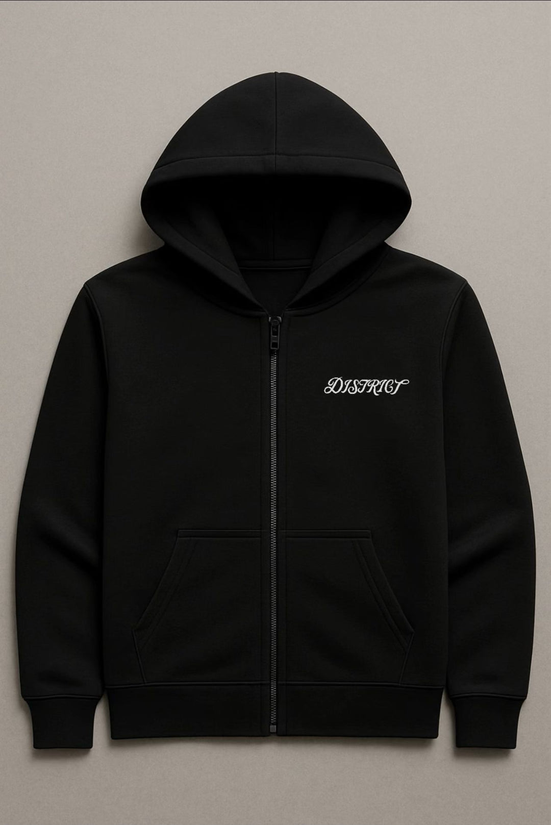 SİYAH ZİP HOODİE